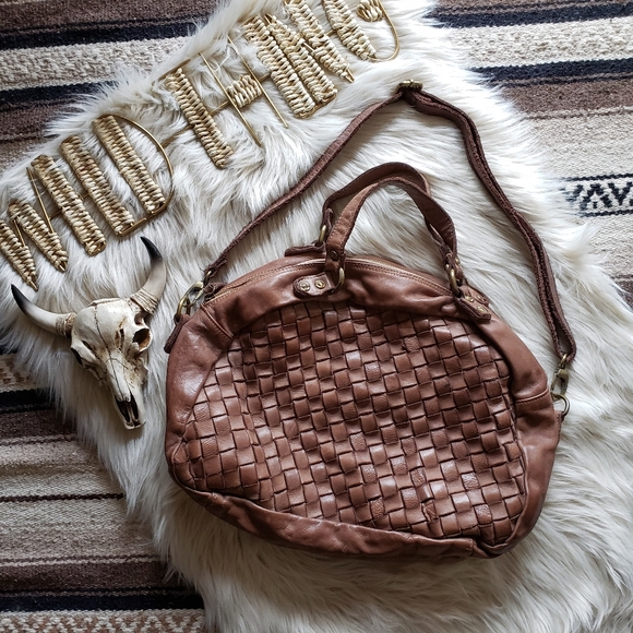 Civico 93 | Mohican Dome Woven Panel Satchel - Picture 1 of 10